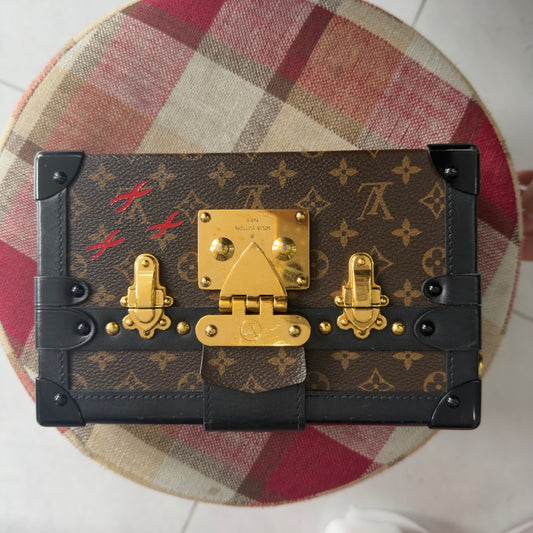 Louis Vuitton - Petite Malle - Cloth - Brown - (mini)