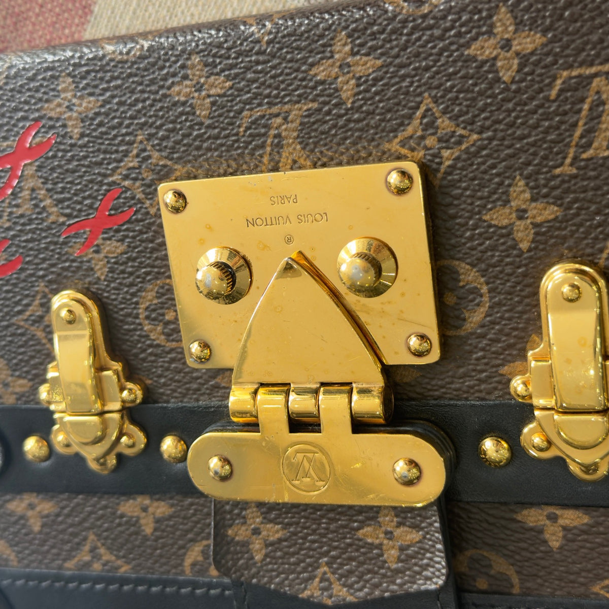 Louis Vuitton - Petite Malle - Cloth - Brown - (mini)