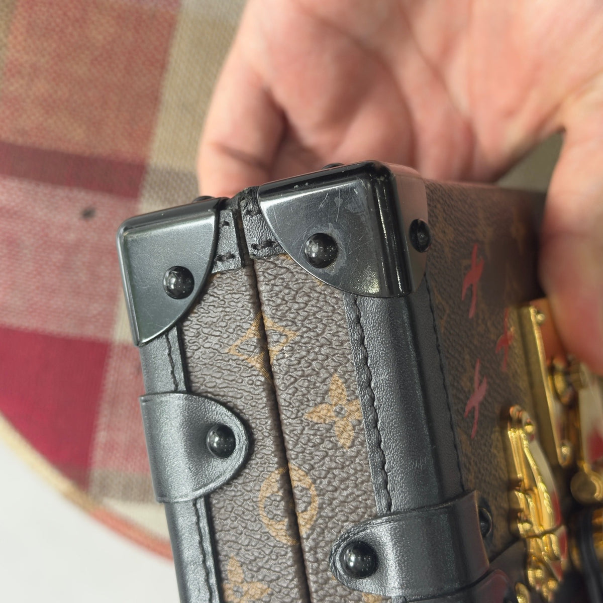 Louis Vuitton - Petite Malle - Cloth - Brown - (mini)