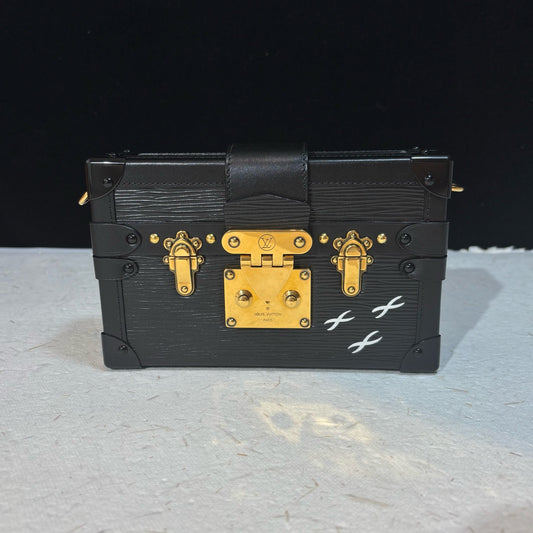 Louis Vuitton - Petite Malle - Leather - Black - (mini)