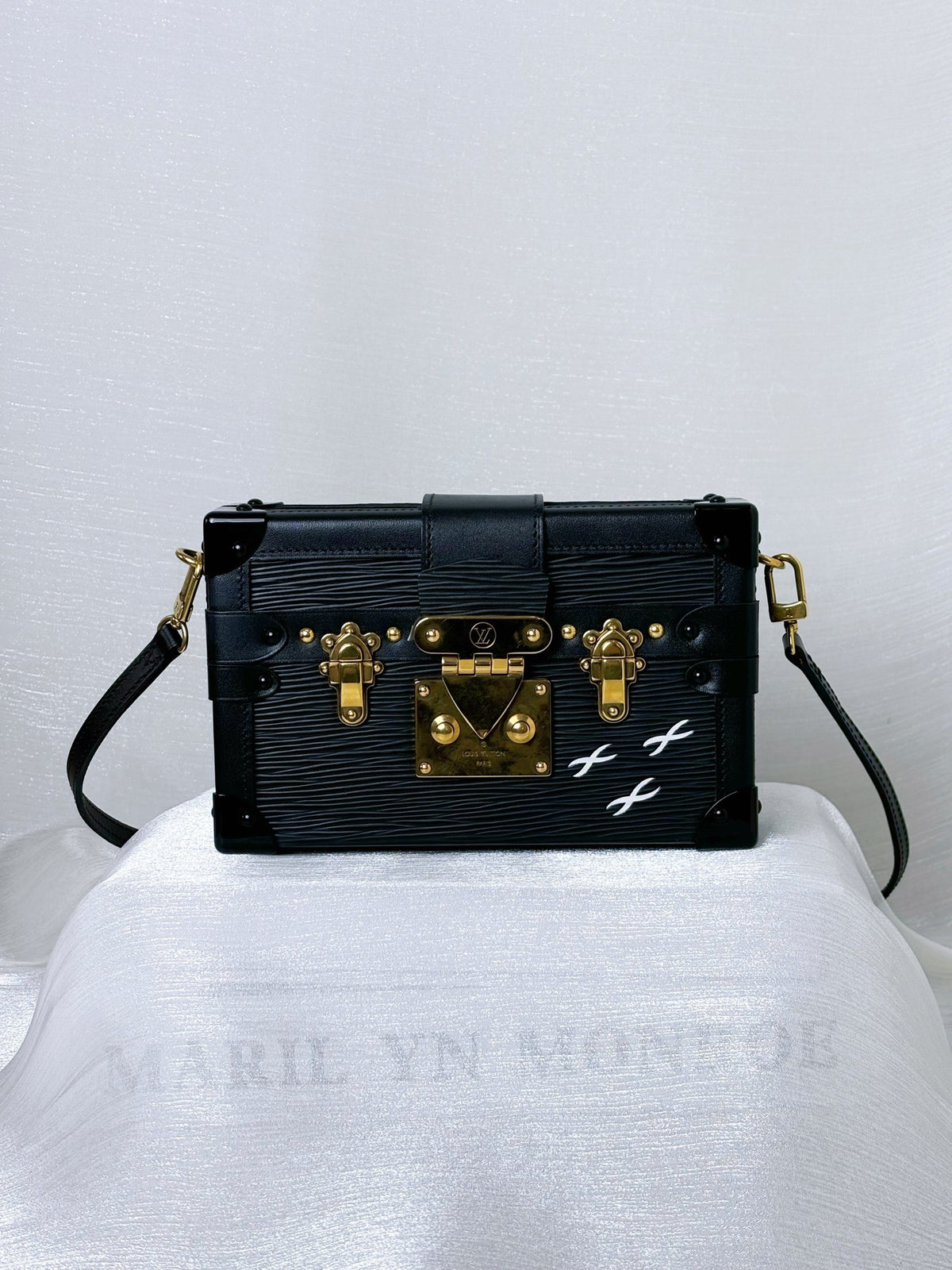 Louis Vuitton - Petite Malle - Leather - Black - (mini)