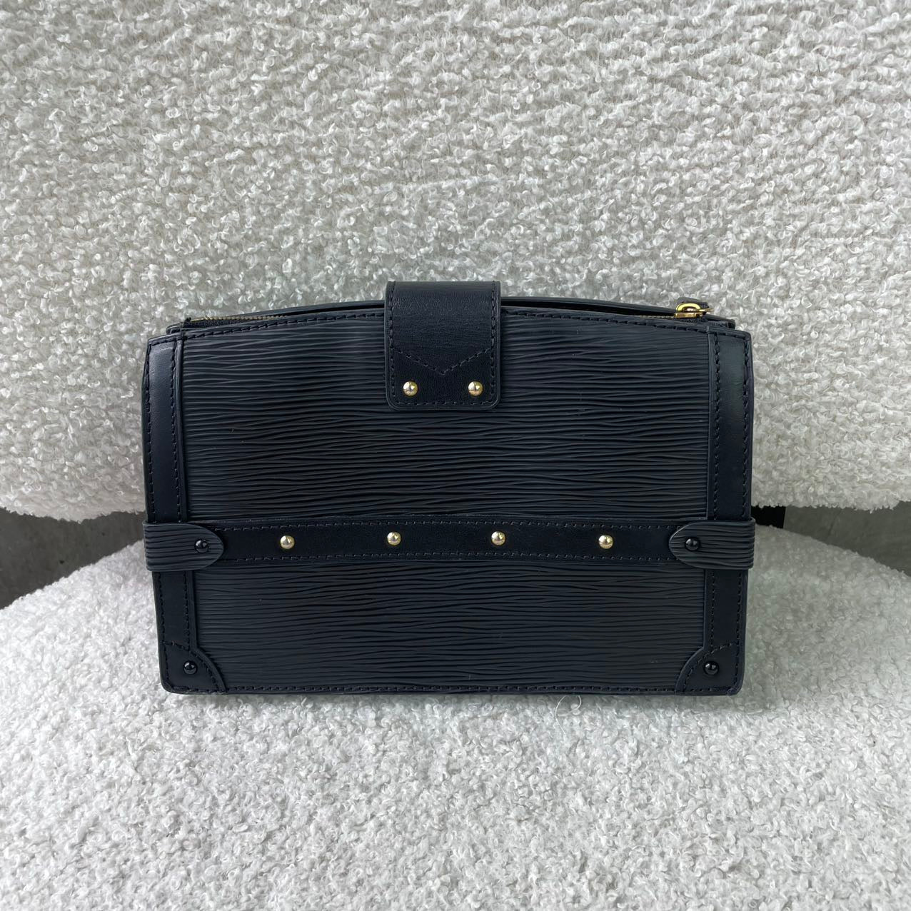 Louis Vuitton - Petite Malle - Leather - Black - (mini)