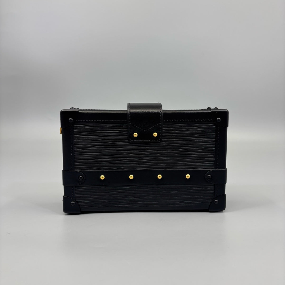 Louis Vuitton - Petite Malle - Leather - Black - (mini)