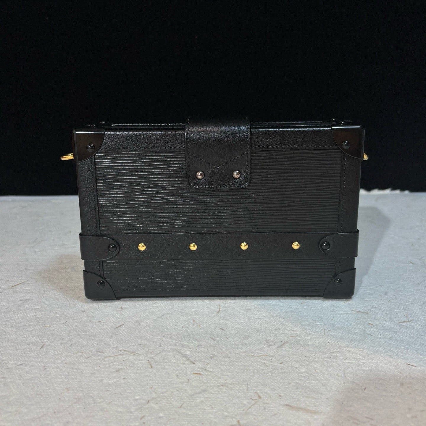 Louis Vuitton - Petite Malle - Leather - Black - (mini)