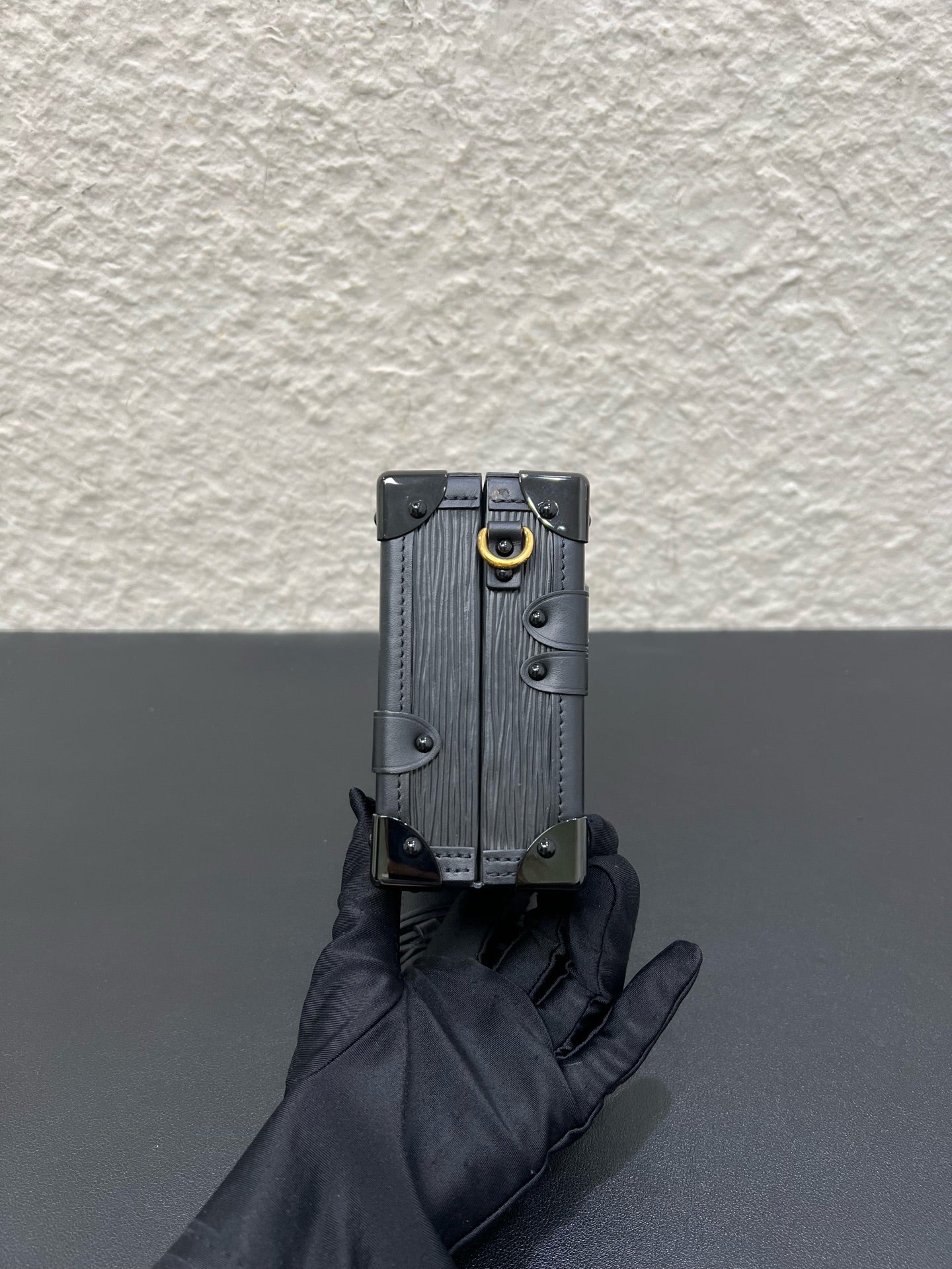 Louis Vuitton - Petite Malle - Leather - Black - (mini)