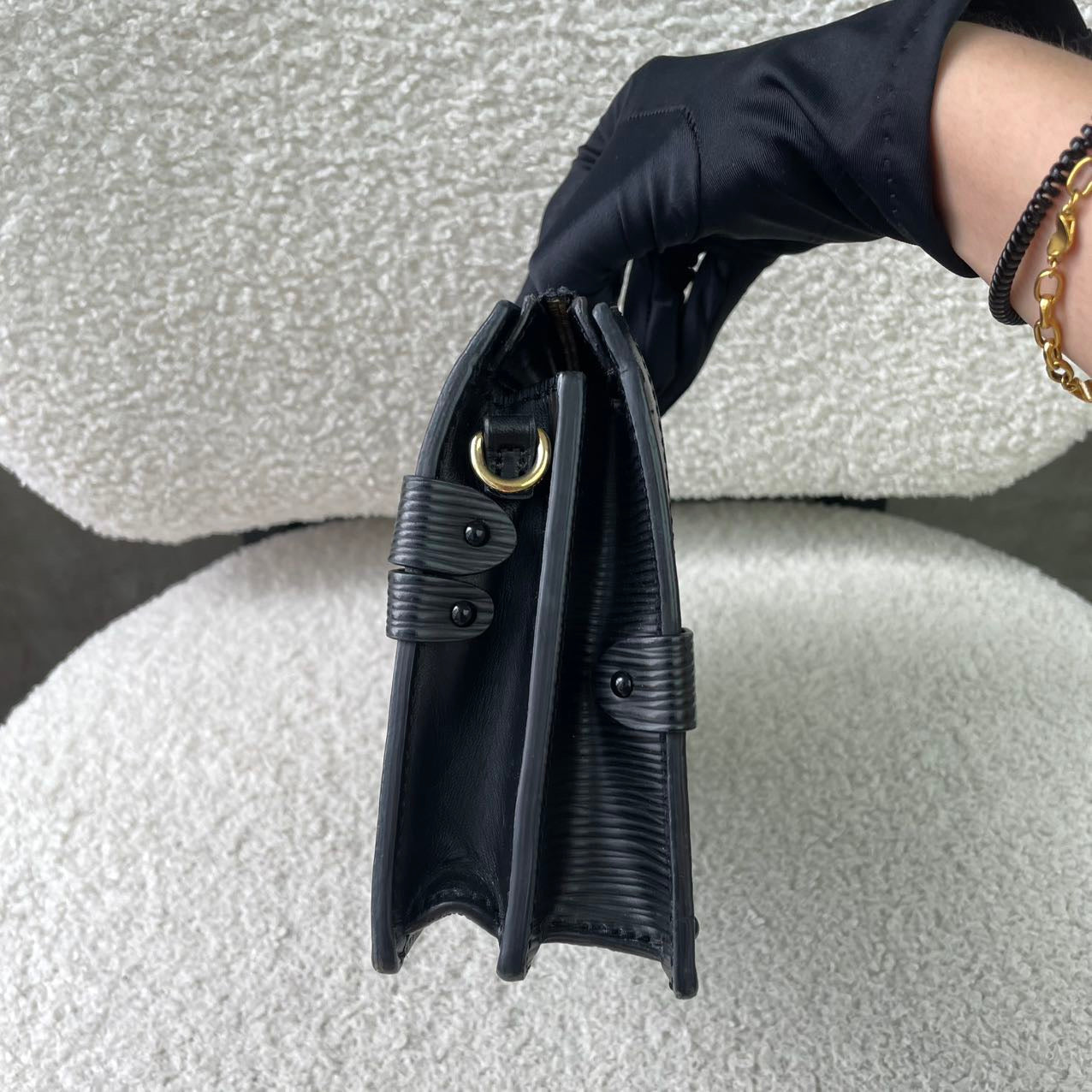 Louis Vuitton - Petite Malle - Leather - Black - (mini)
