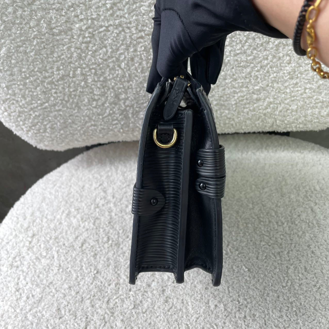 Louis Vuitton - Petite Malle - Leather - Black - (mini)