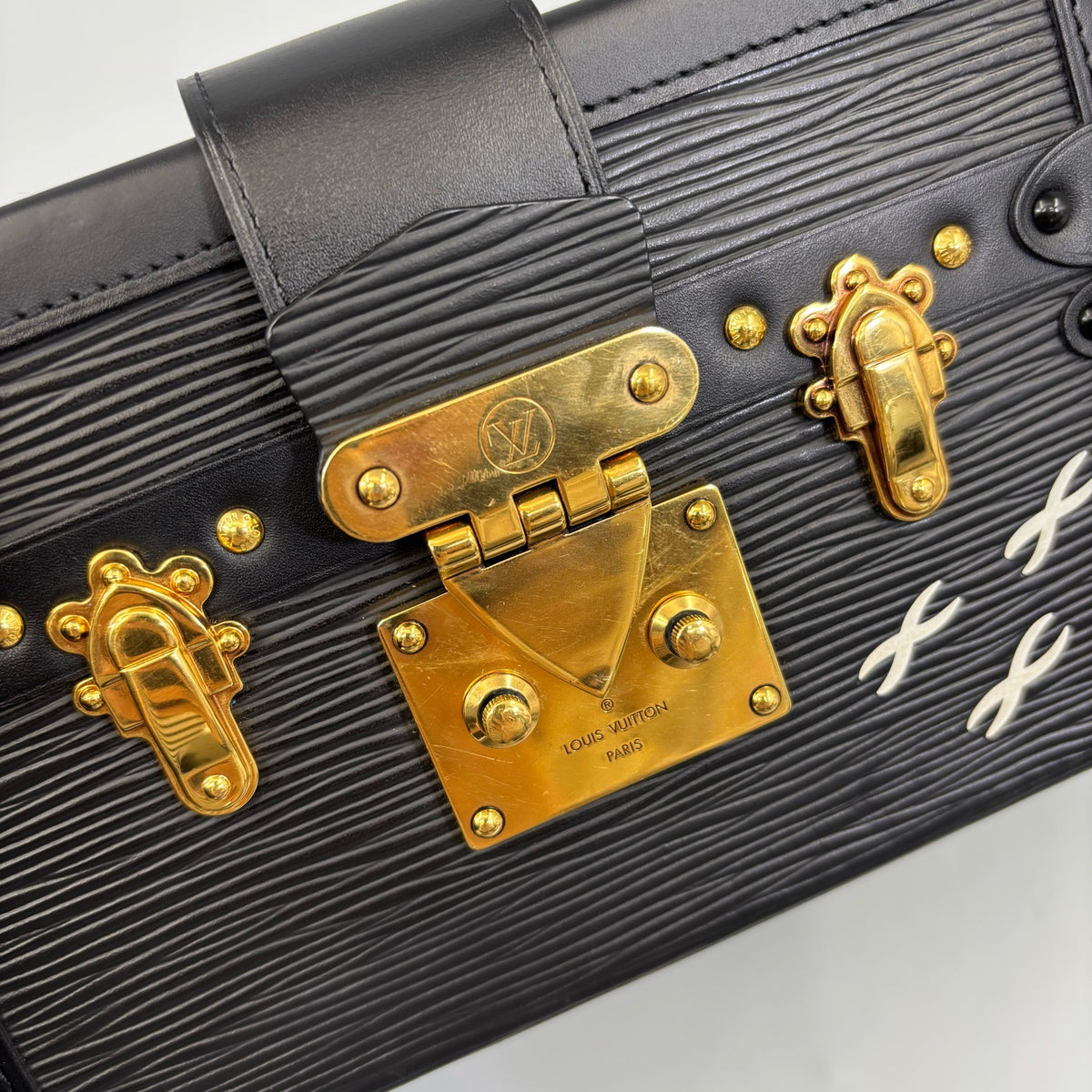 Louis Vuitton - Petite Malle - Leather - Black - (mini)