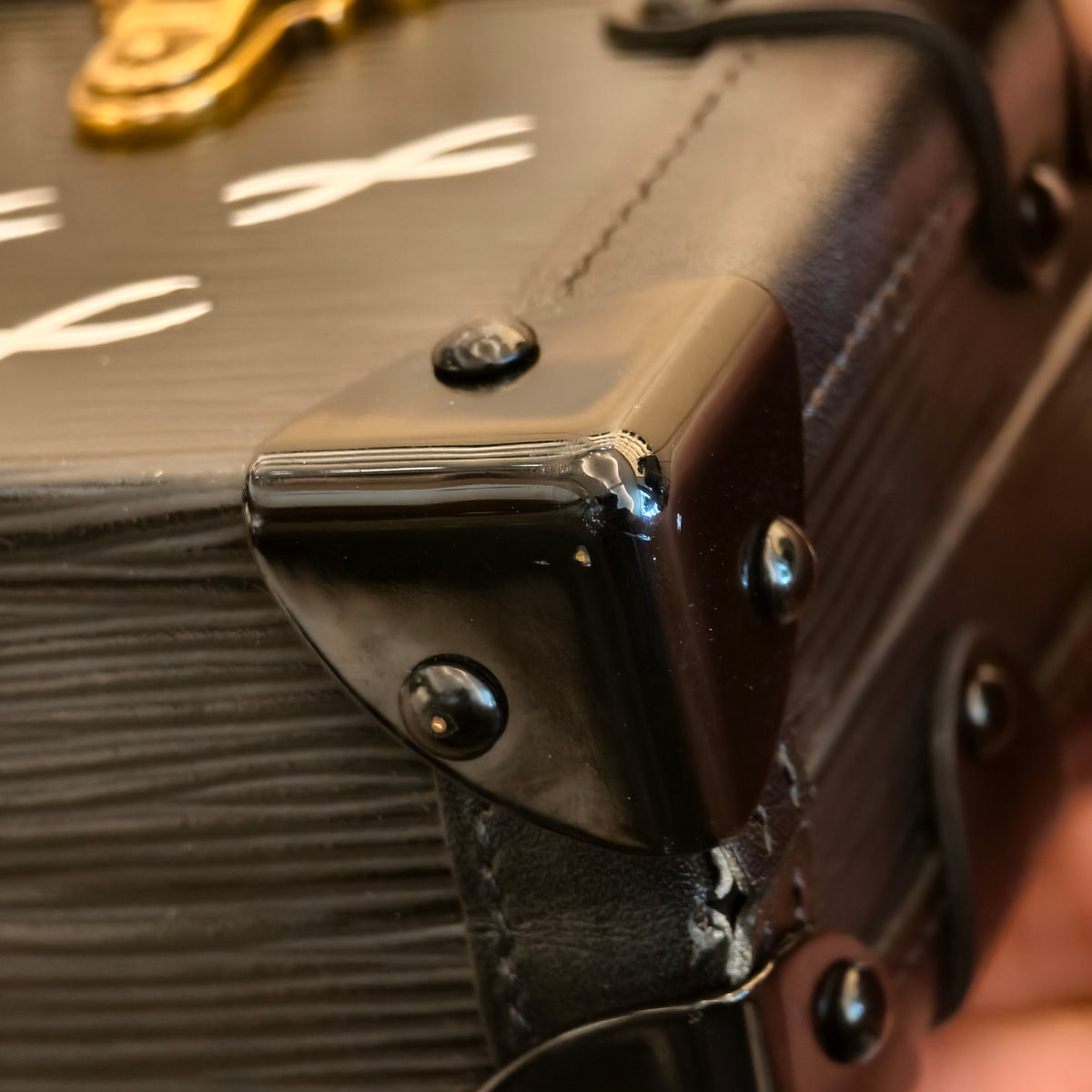 Louis Vuitton - Petite Malle - Leather - Black - (mini)