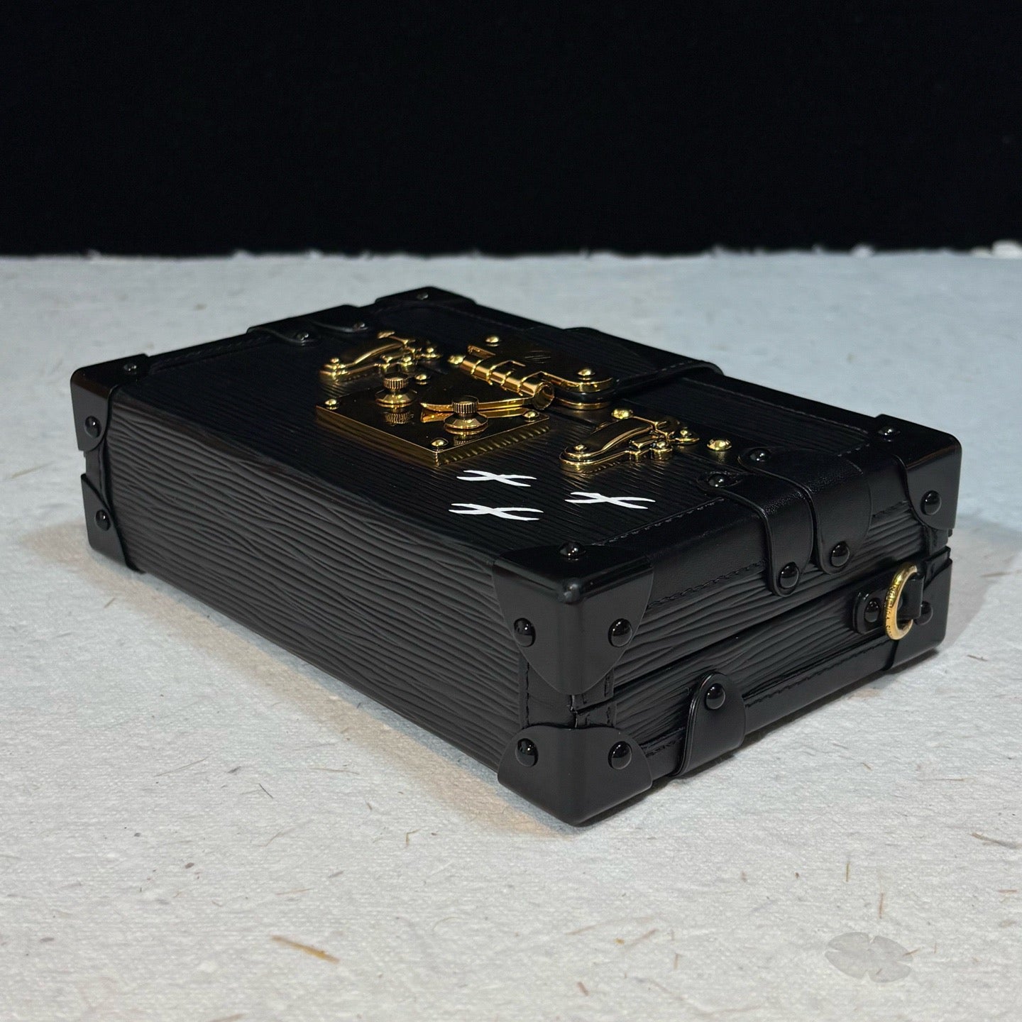 Louis Vuitton - Petite Malle - Leather - Black - (mini)