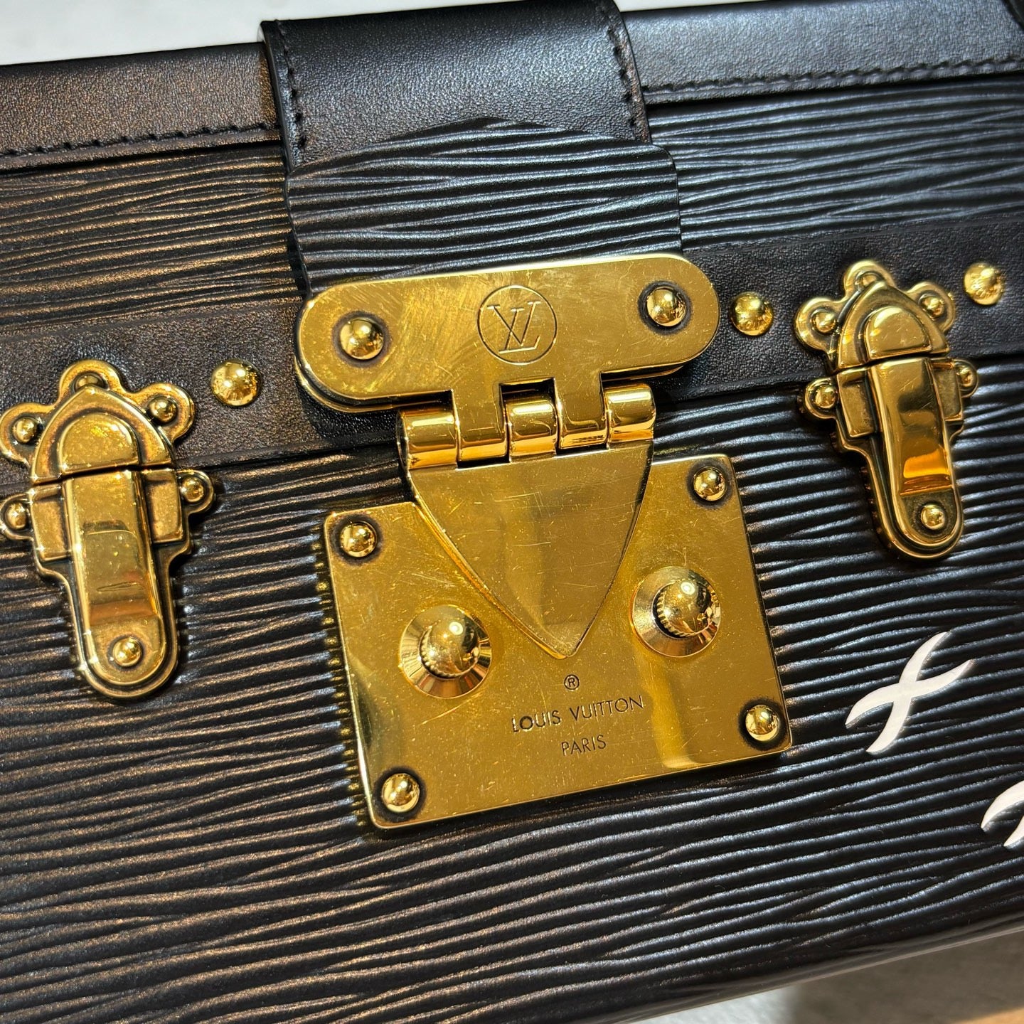 Louis Vuitton - Petite Malle - Leather - Black - (mini)
