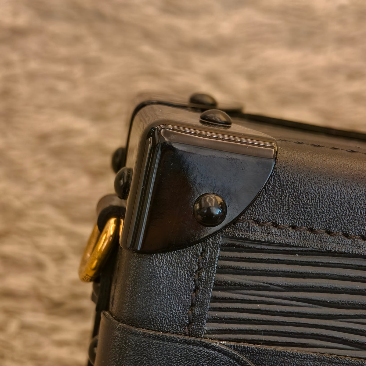 Louis Vuitton - Petite Malle - Leather - Black - (mini)