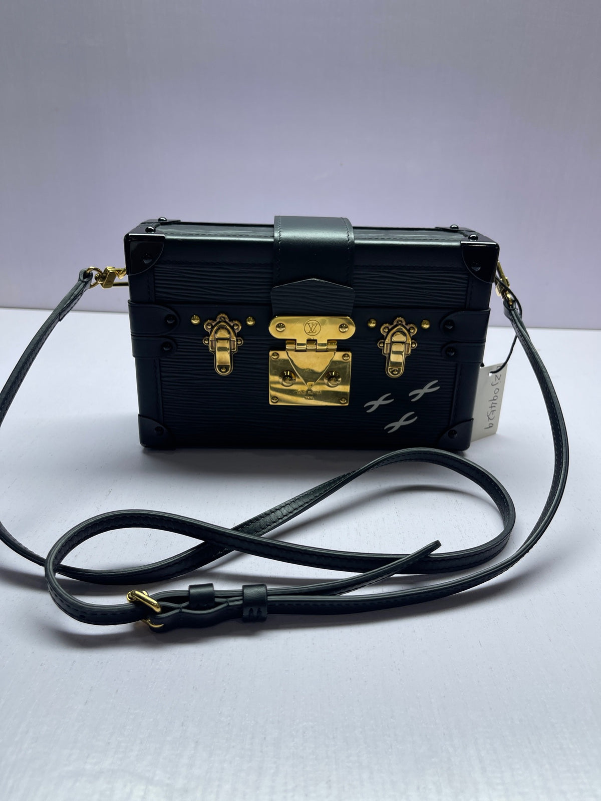 Louis Vuitton - Petite Malle - Leather - Black - (small)