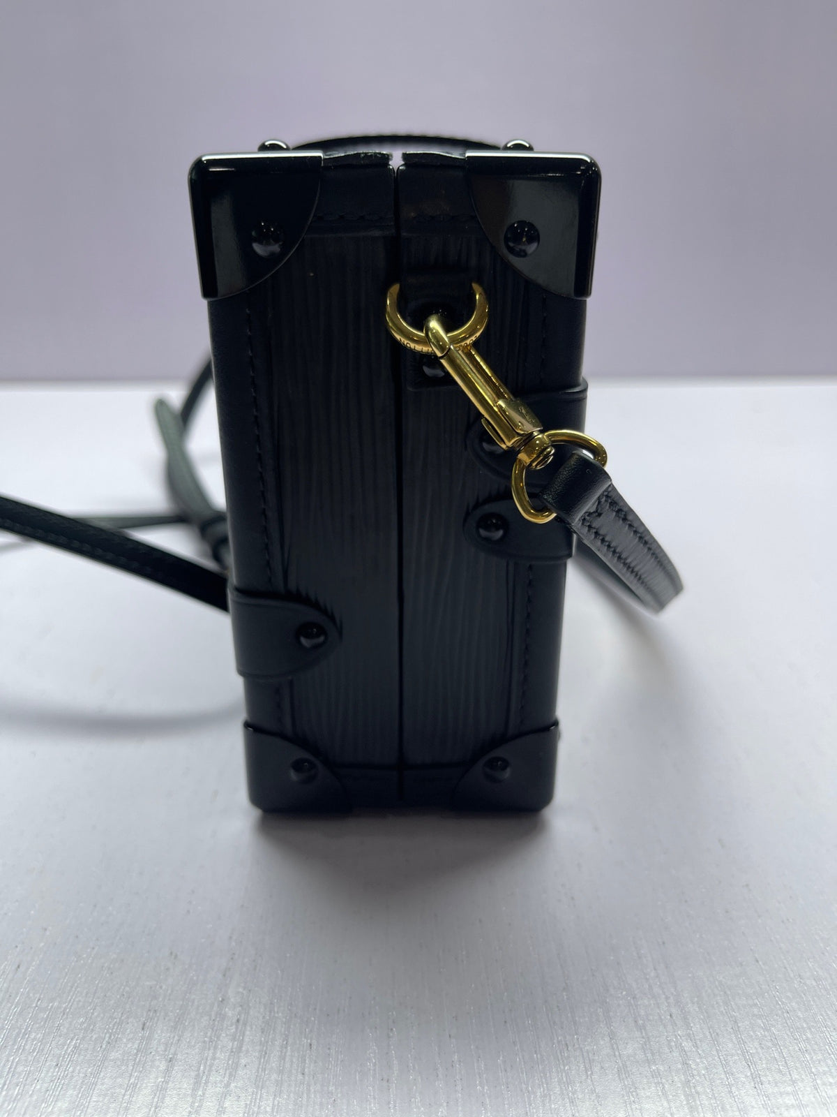 Louis Vuitton - Petite Malle - Leather - Black - (small)