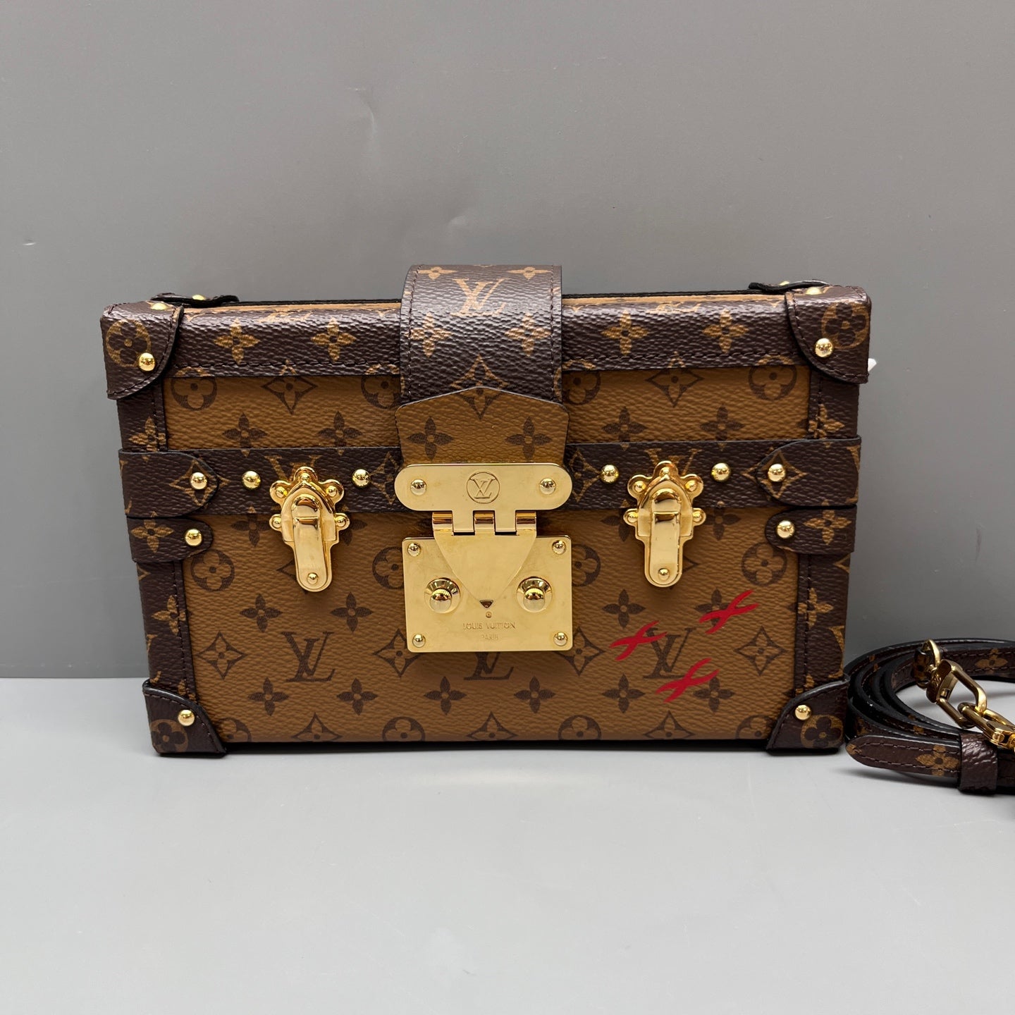 Louis Vuitton - Petite Malle - Leather - Brown - (mini)
