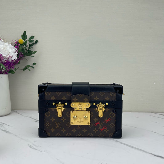 Louis Vuitton - Petite Malle - Leather - Brown - (small)
