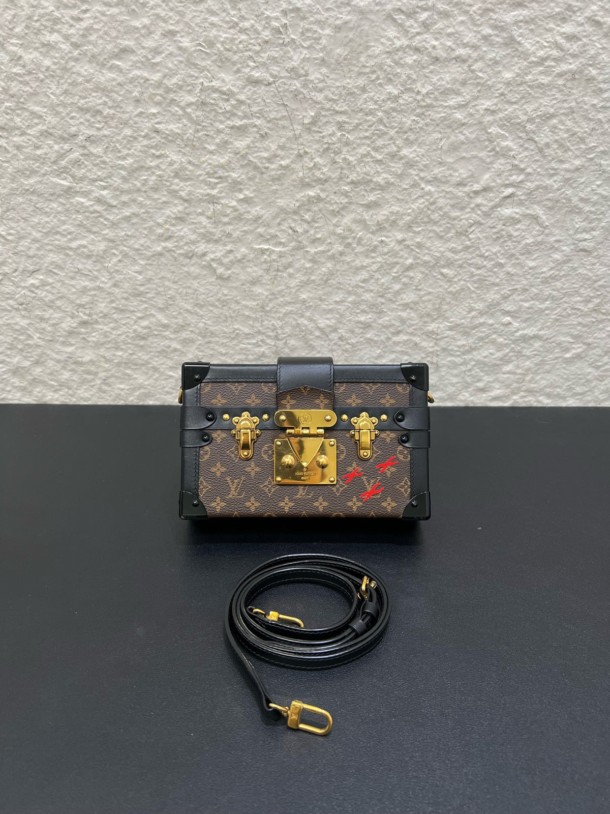 Louis Vuitton - Petite Malle - Leather - Brown - (small)