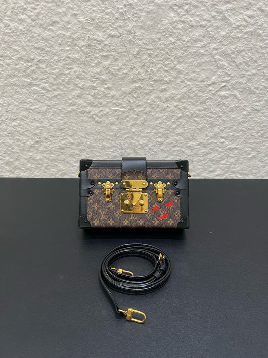 Louis Vuitton - Petite Malle - Leather - Brown - (small)