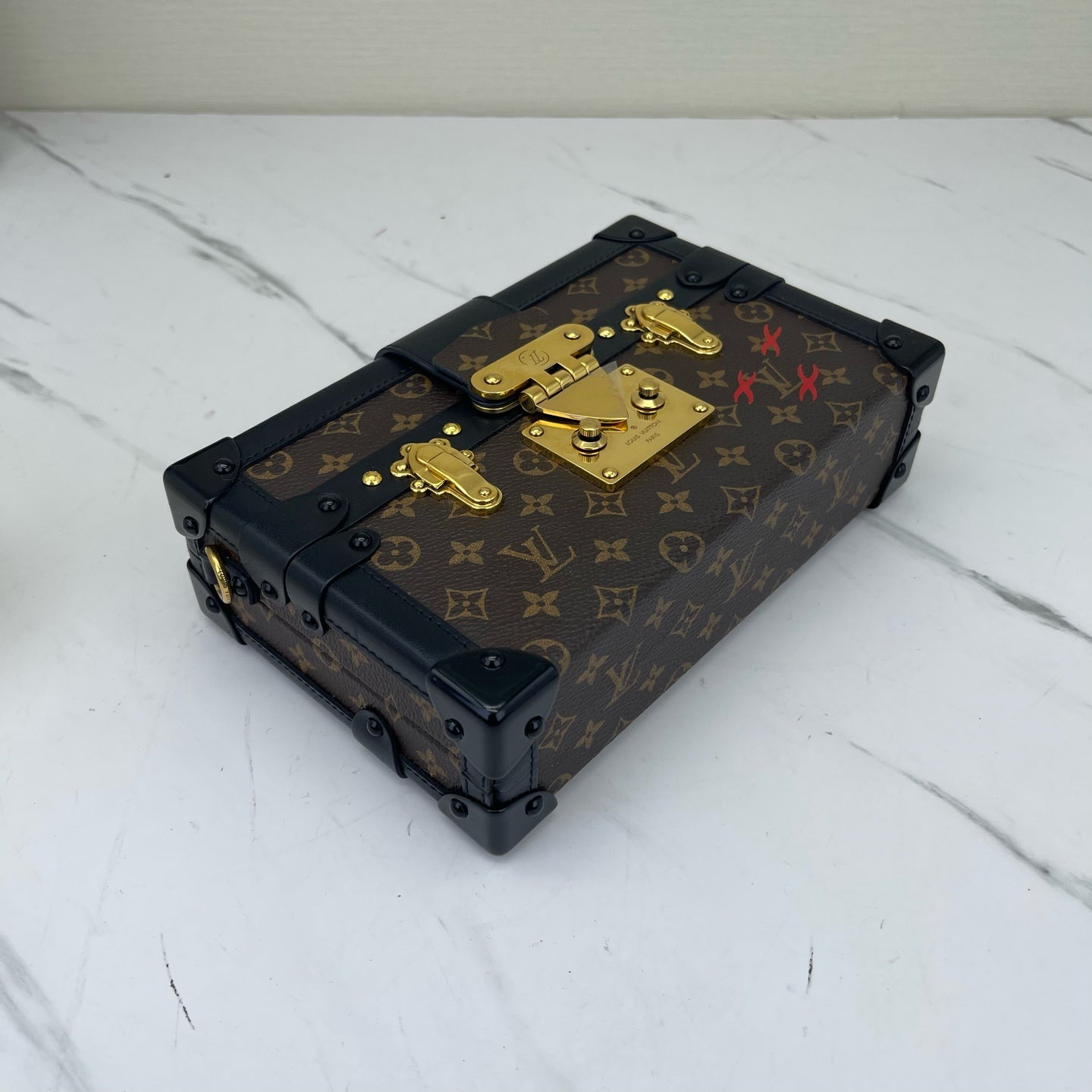 Louis Vuitton - Petite Malle - Leather - Brown - (small)