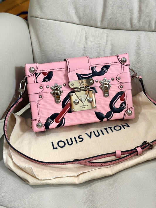 Louis Vuitton - Petite Malle - Leather - Pink - (mini)