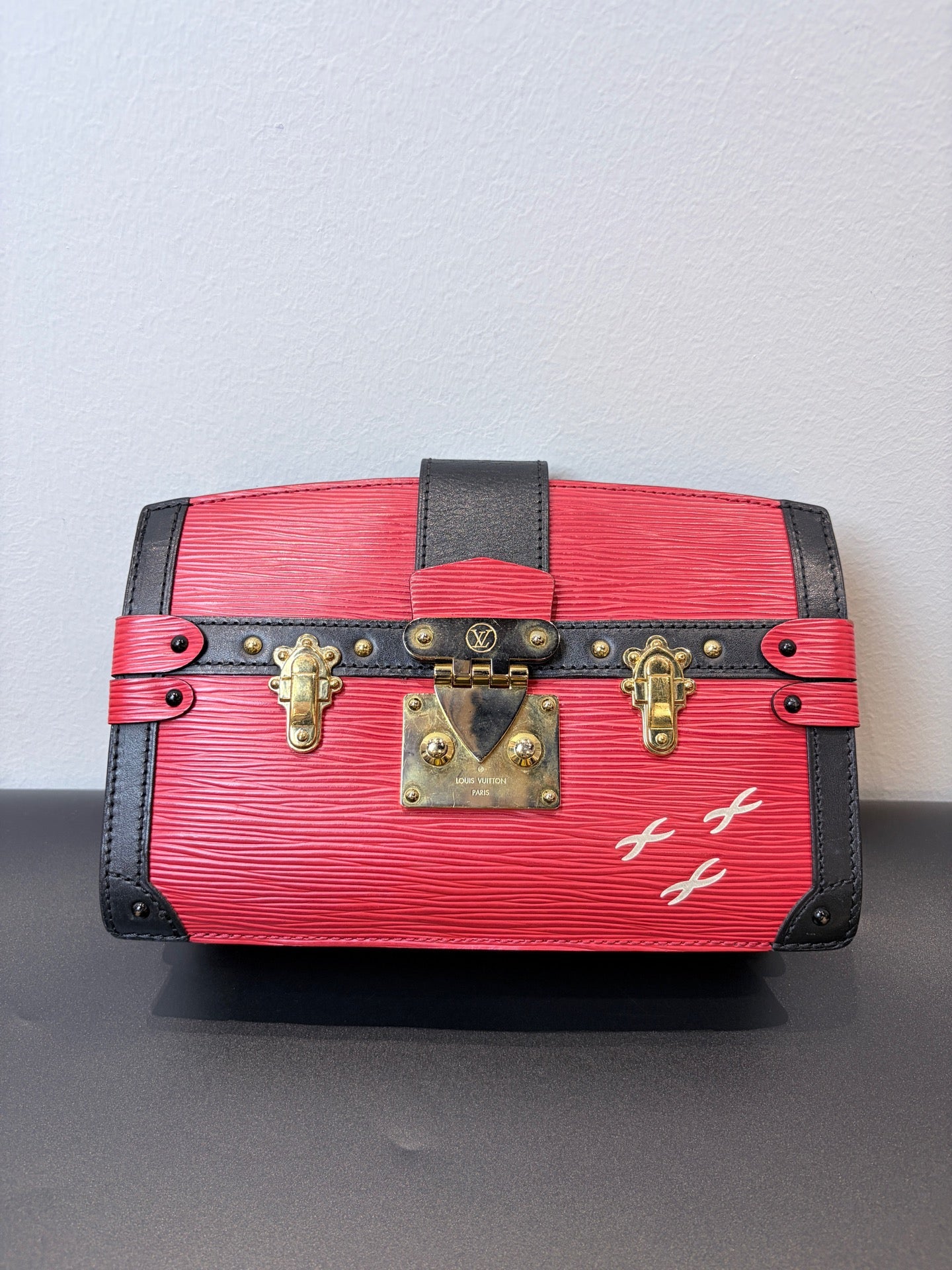 Louis Vuitton - Petite Malle - Leather - Red - (mini)