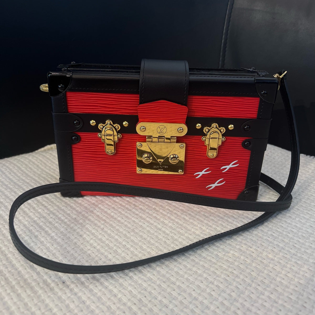Louis Vuitton - Petite Malle - Leather - Red - (mini)