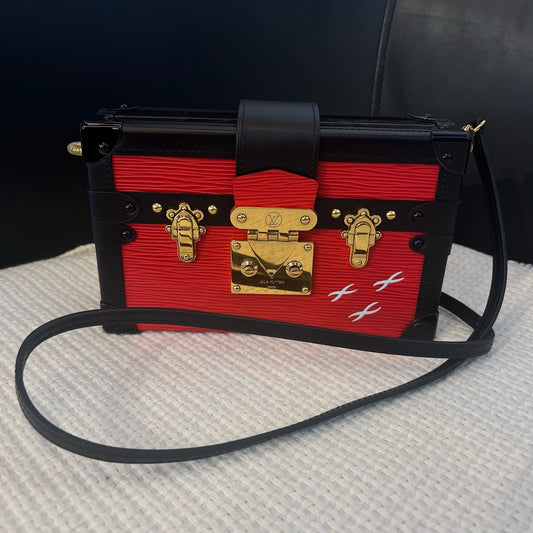 Louis Vuitton - Petite Malle - Leather - Red - (mini)
