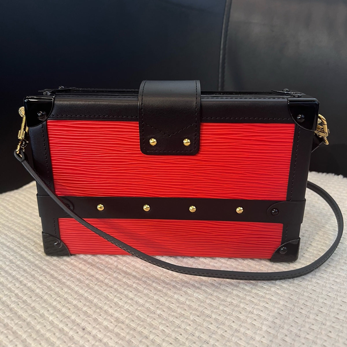 Louis Vuitton - Petite Malle - Leather - Red - (mini)