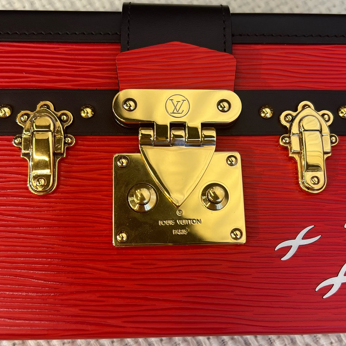 Louis Vuitton - Petite Malle - Leather - Red - (mini)