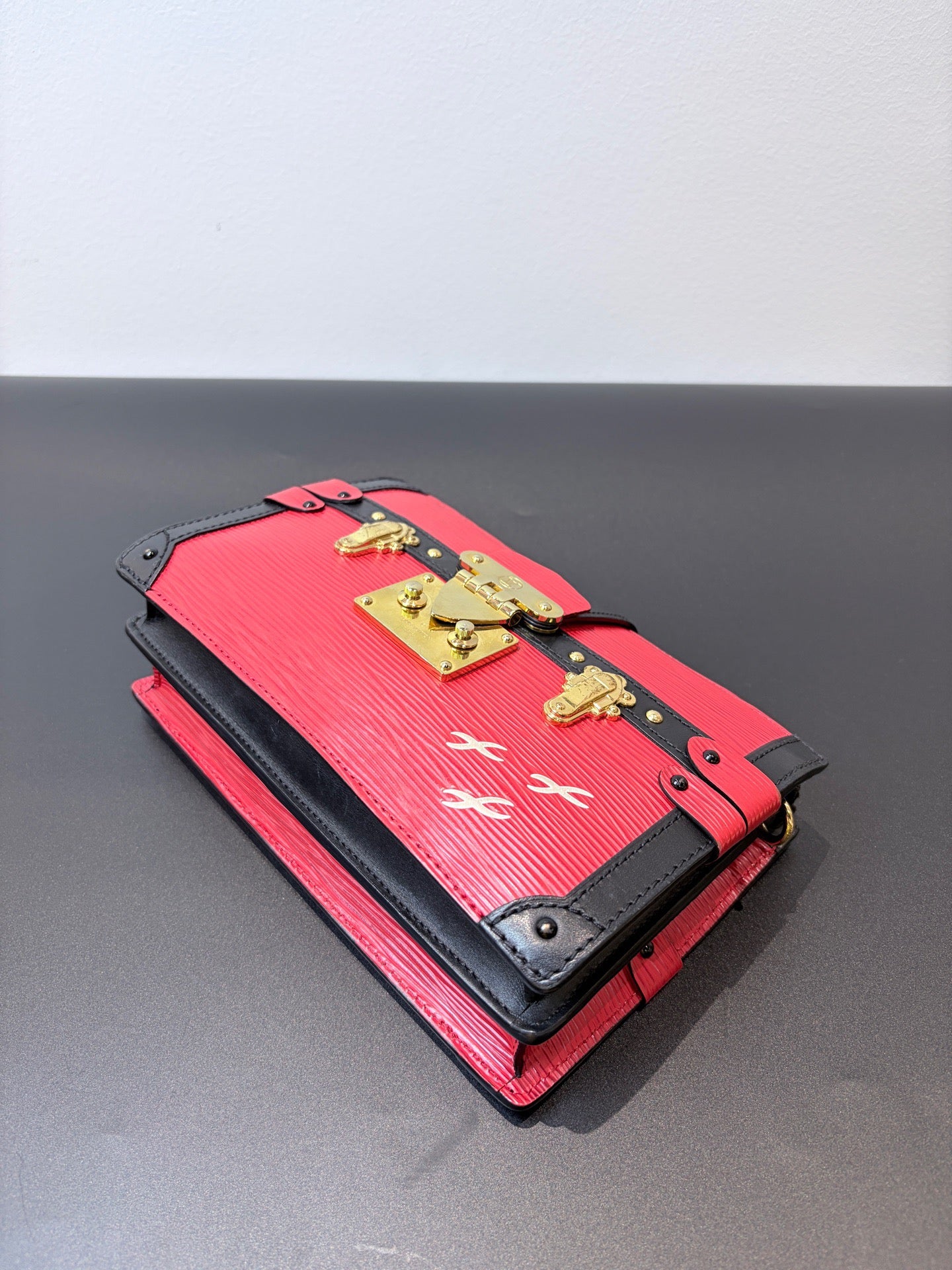 Louis Vuitton - Petite Malle - Leather - Red - (mini)