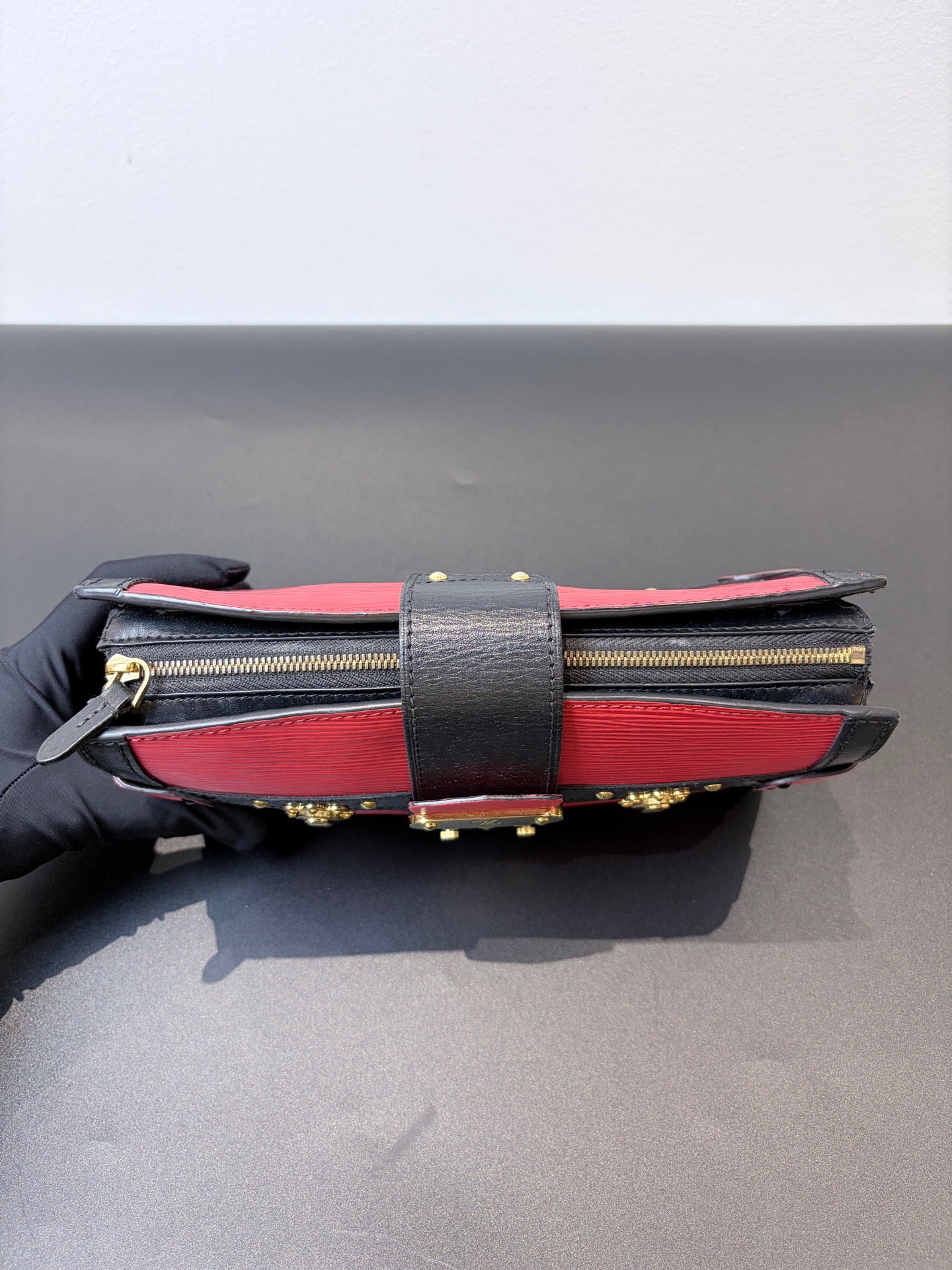 Louis Vuitton - Petite Malle - Leather - Red - (mini)