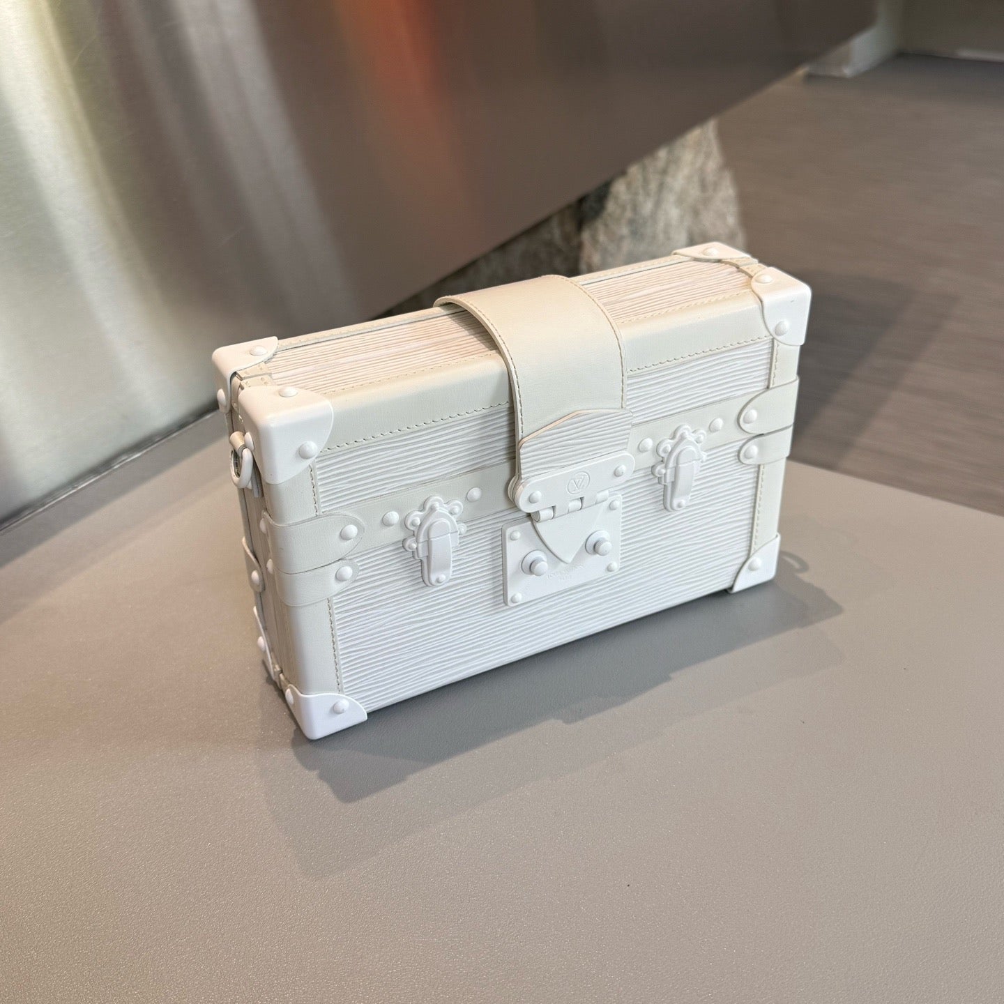 Louis Vuitton - Petite Malle - Leather - White - (mini)