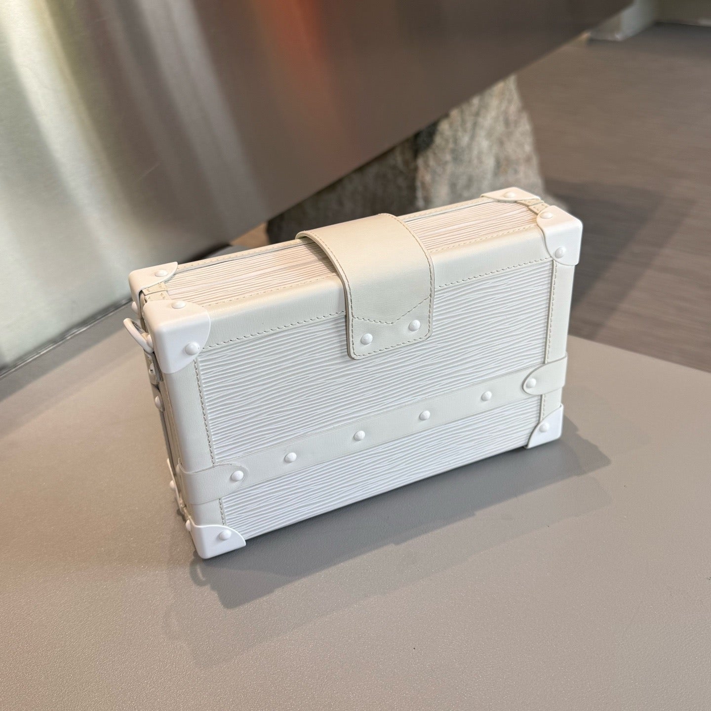 Louis Vuitton - Petite Malle - Leather - White - (mini)
