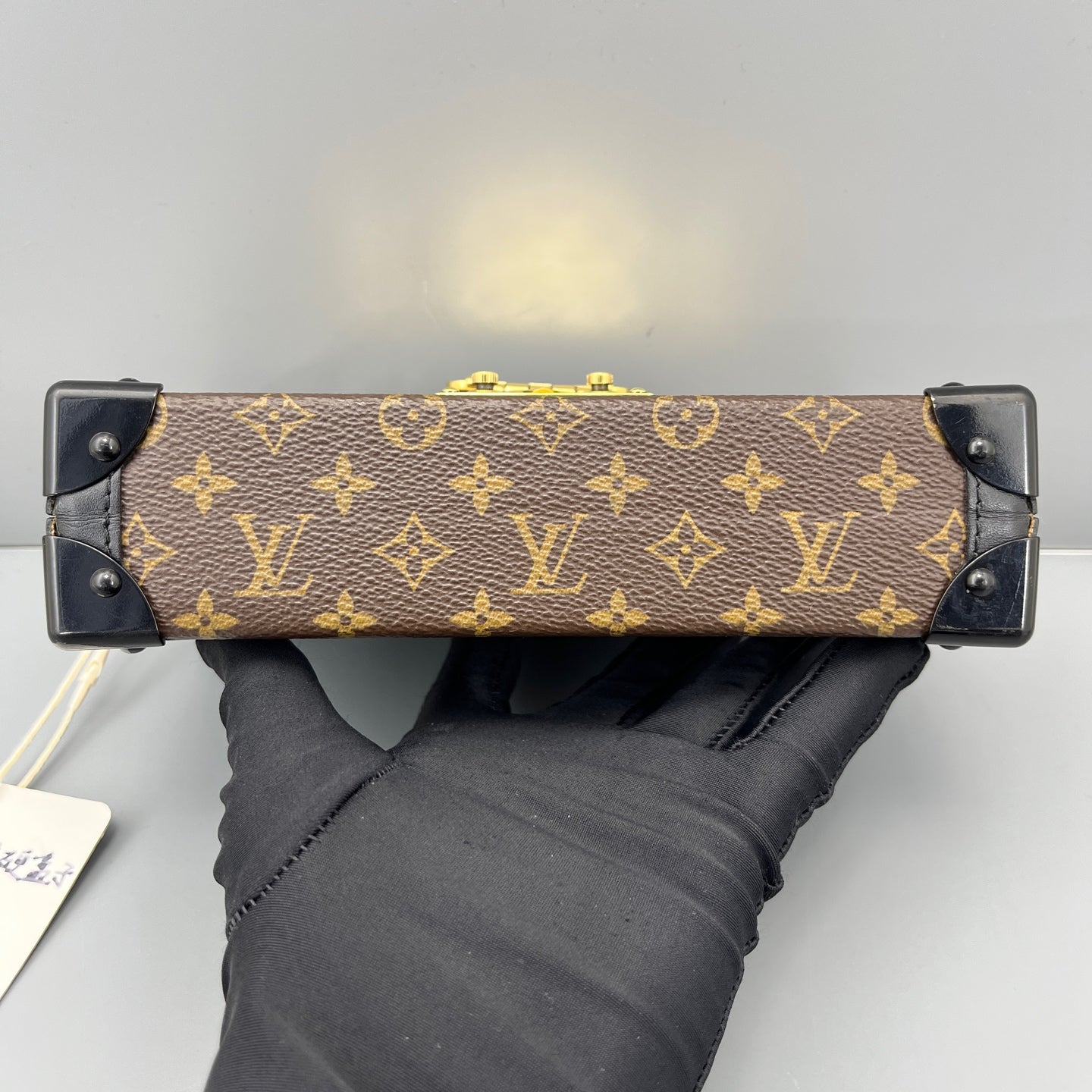 Louis Vuitton - Petite Malle - Monogram canvas with leather trim - Brown and Black - (mini)