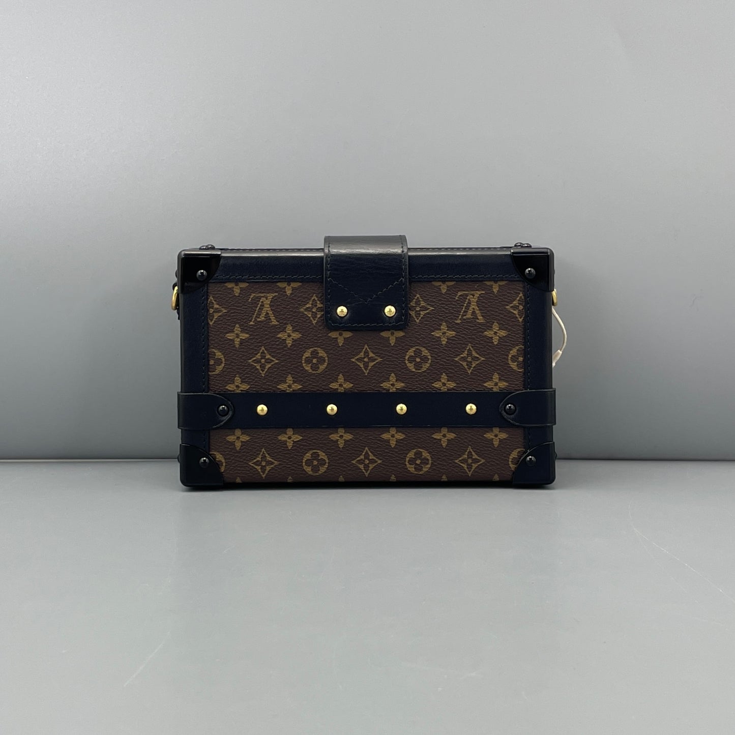Louis Vuitton - Petite Malle - Monogram canvas with leather trim - Brown and Black - (mini)
