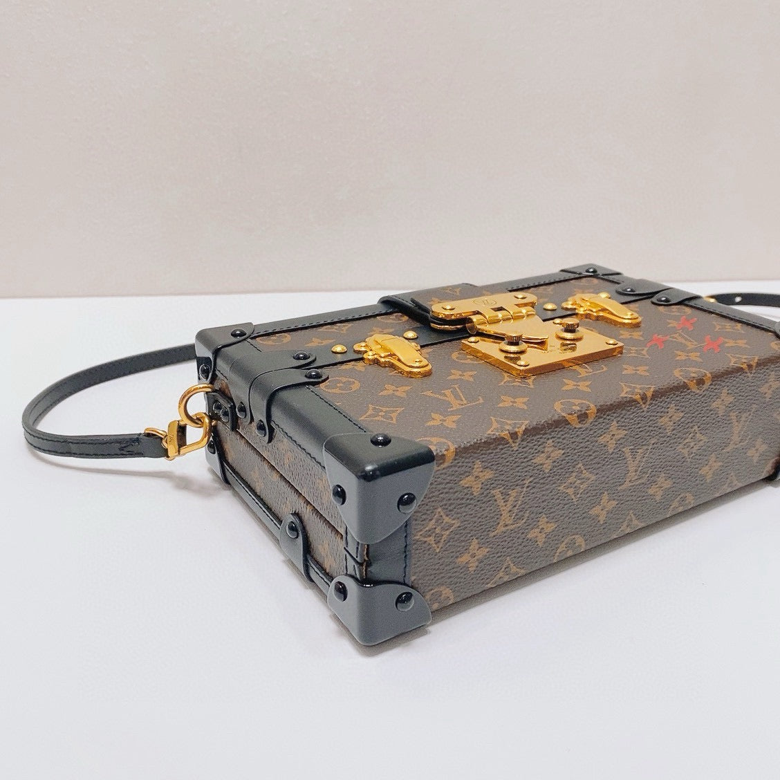 Louis Vuitton - Petite Malle - Monogram coated canvas and leather - Brown - (mini)
