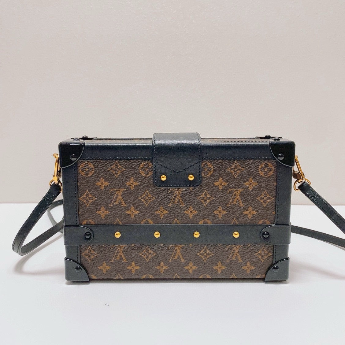 Louis Vuitton - Petite Malle - Monogram coated canvas and leather - Brown - (mini)