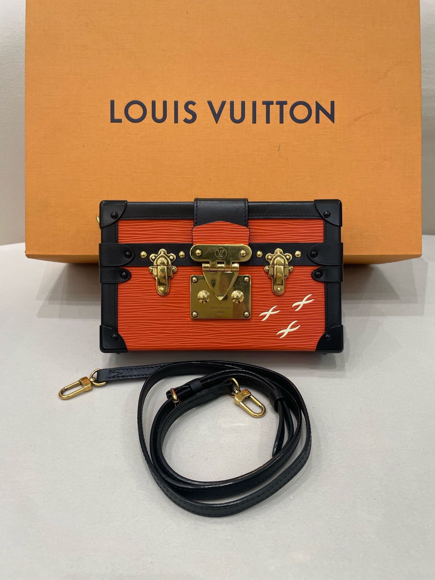 Louis Vuitton - Petite Malle Trunk Bag - Epi leather - Orange - (mini)