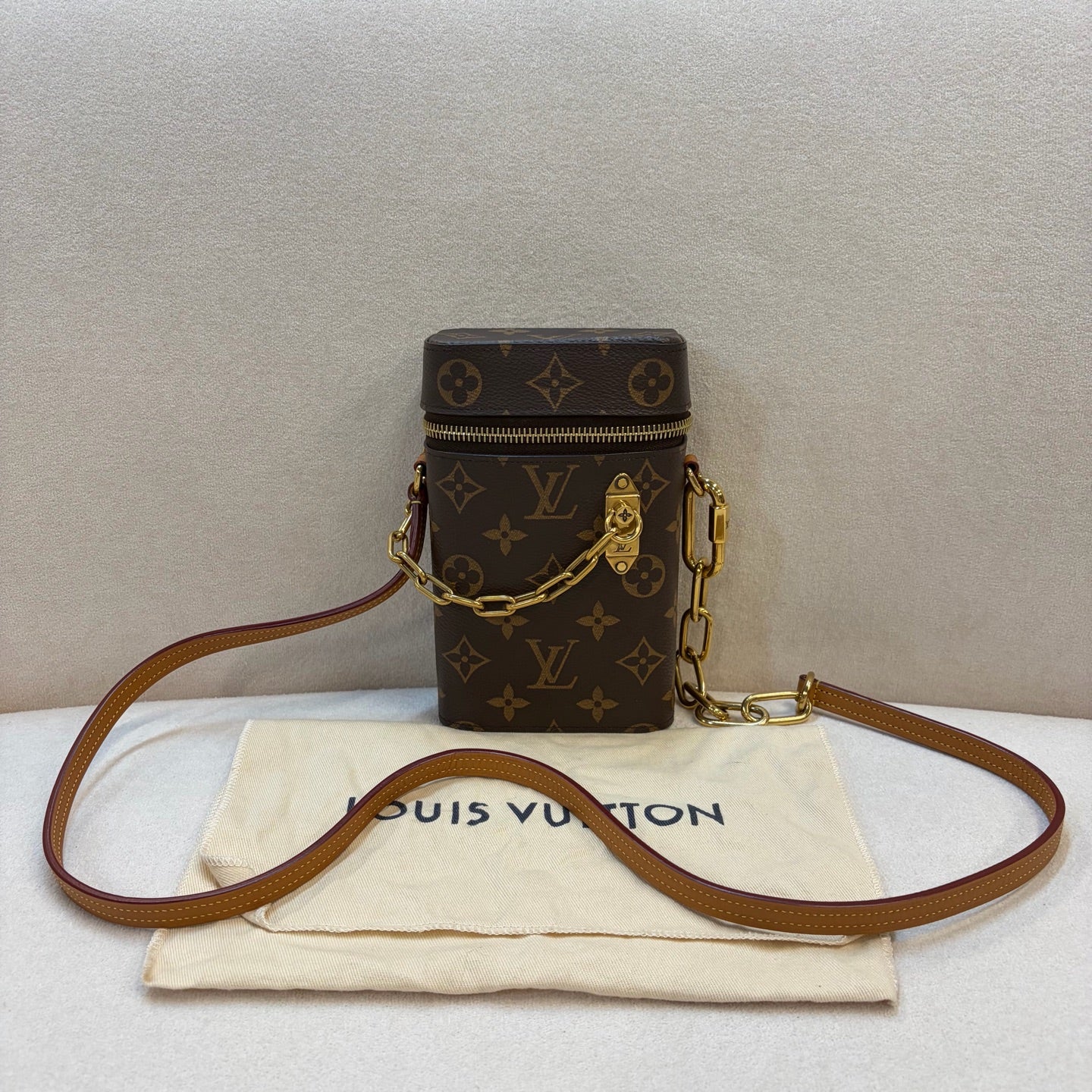 Louis Vuitton - Phone Box - Cloth - Brown - (mini)