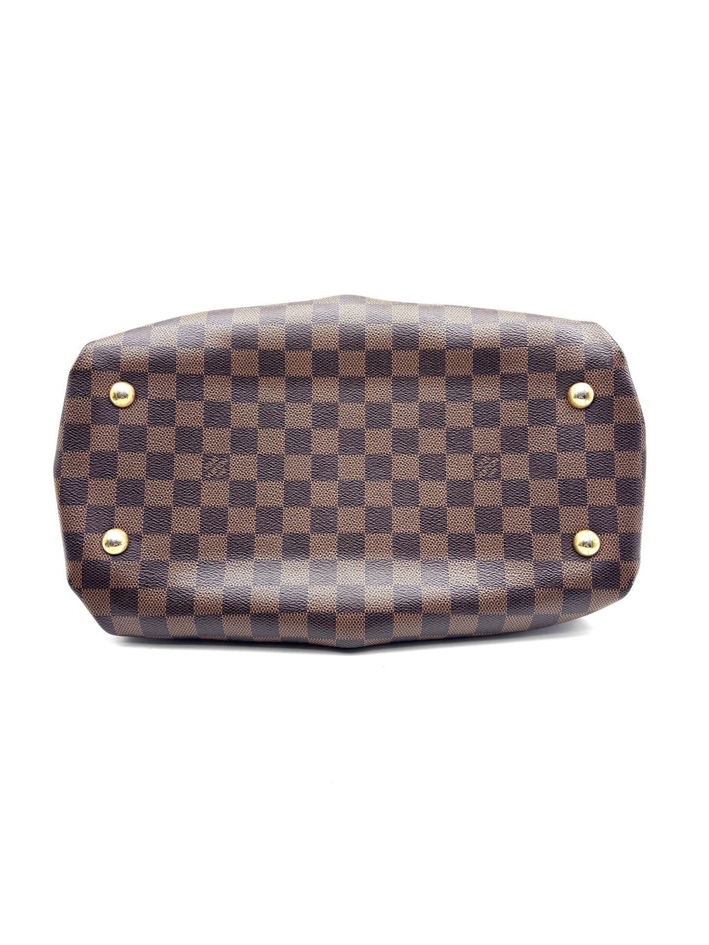 Louis Vuitton - Pleated Top Handle Satchel Bag - Coated canvas with cowhide leather trim - Brown - (medium)