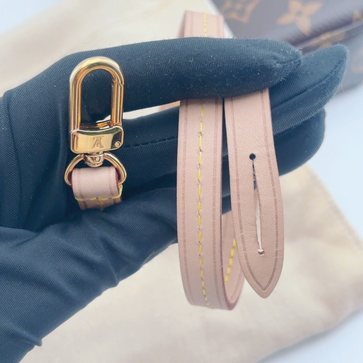 Louis Vuitton - Pochette Accessoires - Cloth - Brown - (small)