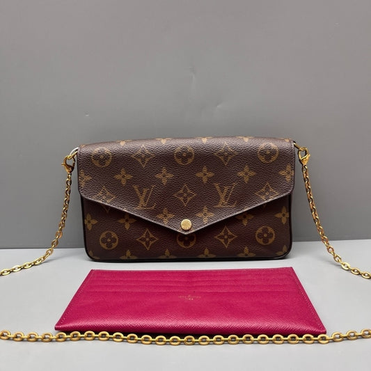 Louis Vuitton - Pochette Félicie - Cloth - Brown - (mini)