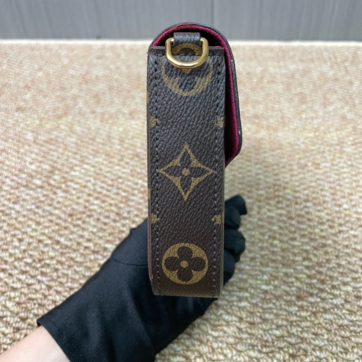Louis Vuitton - Pochette Felicie - Cloth - Brown - (small)