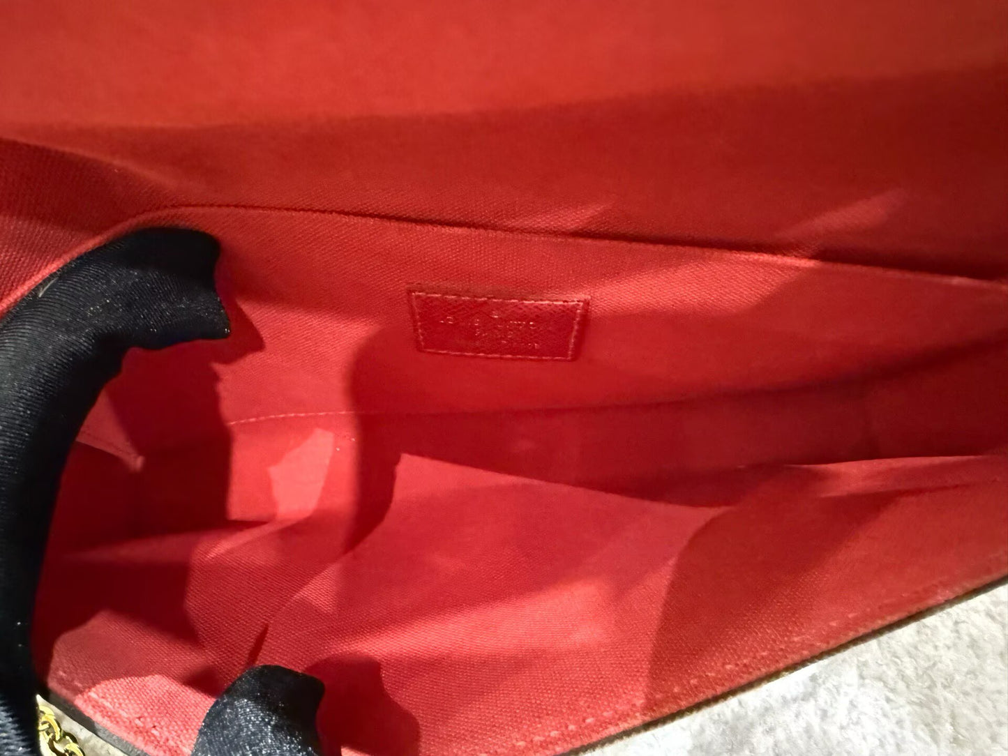 Louis Vuitton - Pochette Felicie - Coated canvas with leather lining and accents - Brown - (Mini)
