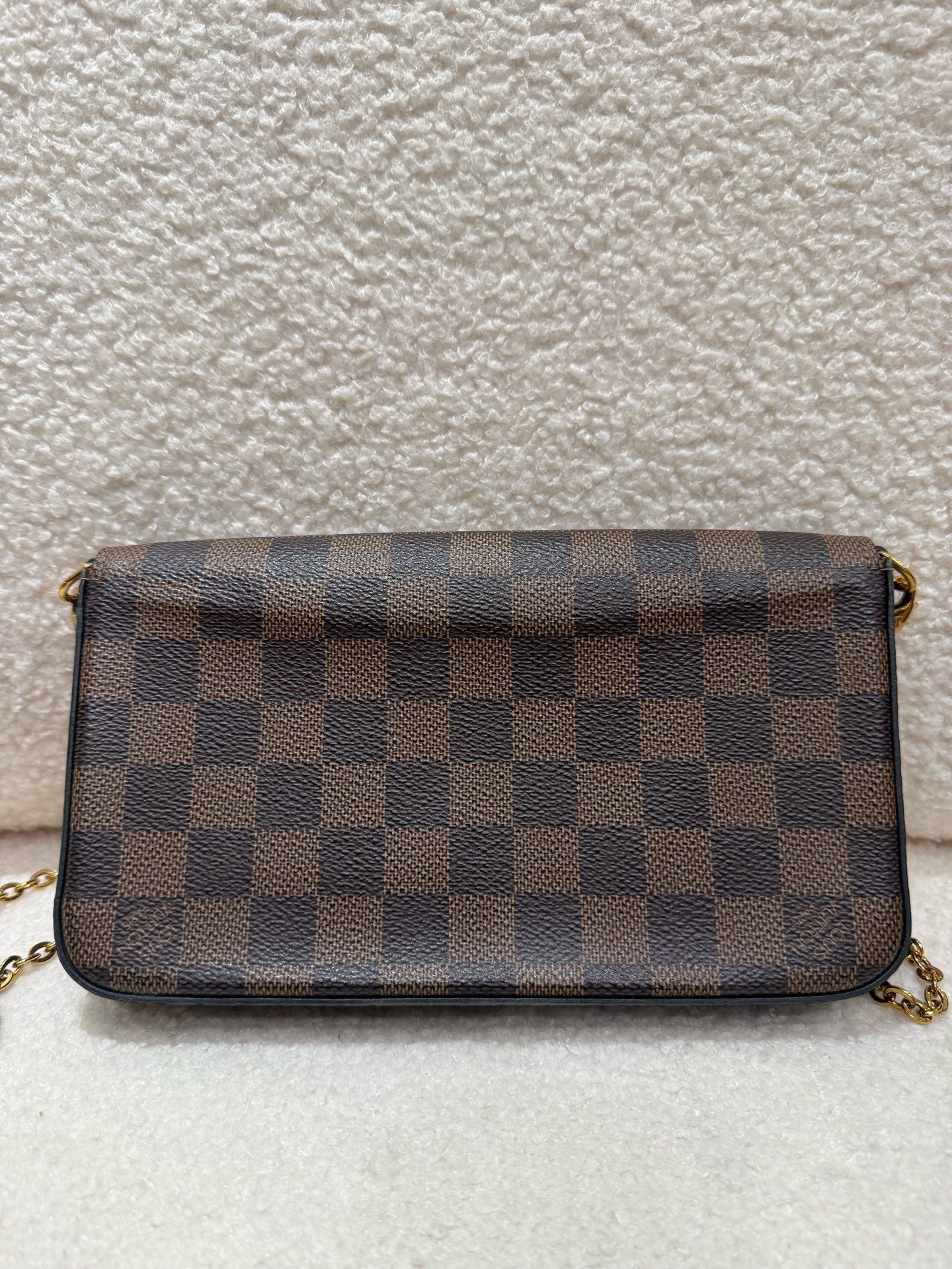 Louis Vuitton - Pochette Felicie - Coated canvas with leather lining and accents - Brown - (Mini)