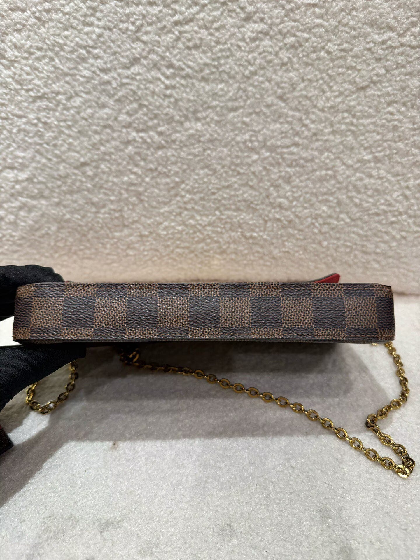 Louis Vuitton - Pochette Felicie - Coated canvas with leather lining and accents - Brown - (Mini)