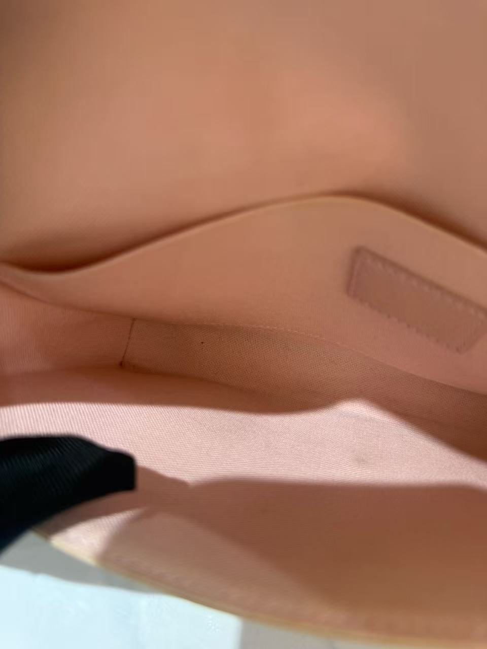 Louis Vuitton - Pochette Félicie - Damier Azur coated canvas with pink leather interior and a pink leather insert - White - (mini)