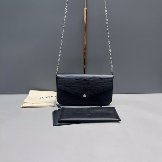 Louis Vuitton - Pochette Felicie - Epi leather - Black - (mini)
