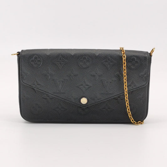 Louis Vuitton - Pochette Félicie - Leather - Black - (mini)