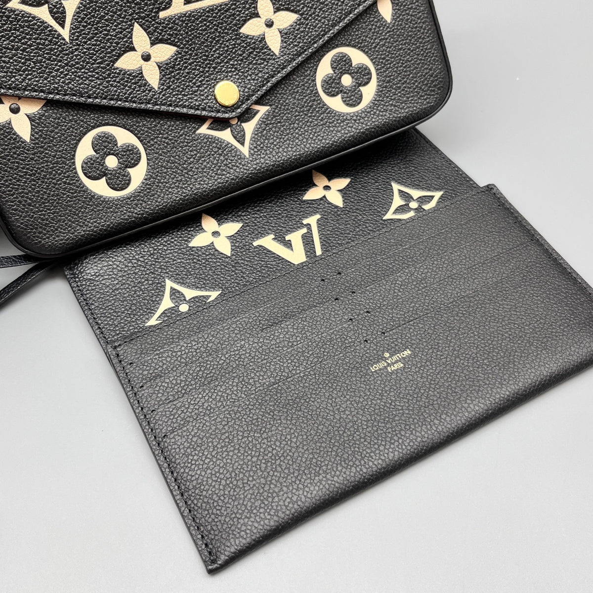 Louis Vuitton - Pochette Felicie - Leather - Black - (mini)